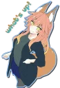 🙂 emoji Tamamo No Mae [รקร] Telegram sticker 22 of 120