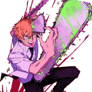 Sticker from Chainsaw man