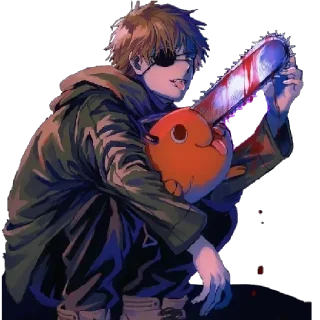 Sticker from Chainsaw man
