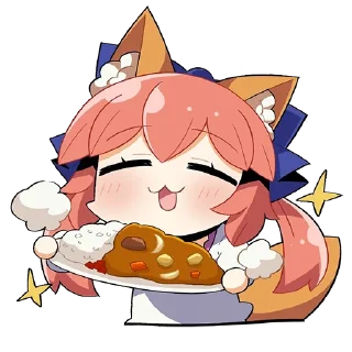 Sticker from Tamamo no Mae - by mikumikumiku