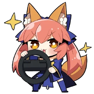 ✨ emoji Tamamo no Mae - by mikumikumiku Telegram sticker 8 of 42