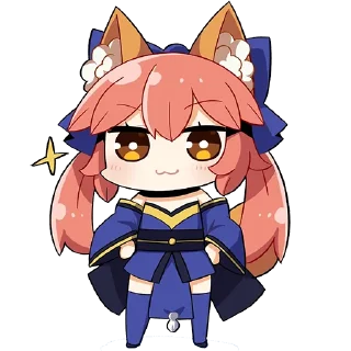 Sticker from Tamamo no Mae - by mikumikumiku