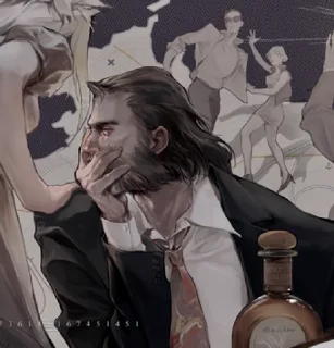 💀 emoji Disco Elysium @ferysbonfire Telegram sticker 9 of 100