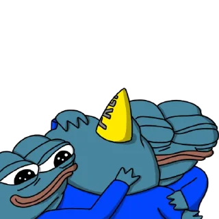 🤗 emoji BASED $APU Telegram sticker 2 of 67
