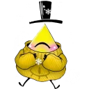🌨 emoji Bill cipher @creepy_pasta1 Telegram sticker 9 of 29