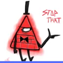 😡 emoji Bill cipher Telegram sticker 19 of 21