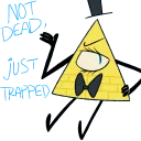 😒 emoji Bill cipher @creepy_pasta1 Telegram sticker 17 of 29