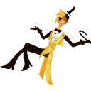 😊 emoji Bill cipher @creepy_pasta1 Telegram sticker 23 of 29