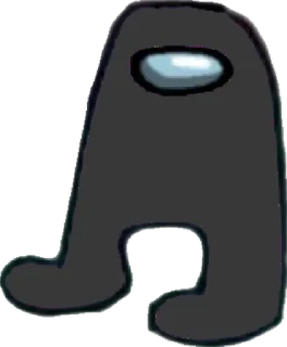 ⬛️ emoji Amogus Telegram sticker 11 of 23
