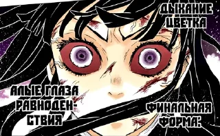 Sticker from Demon slayer 1 @adapterofsocie