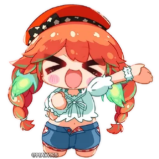 ⭐️ emoji 💫 Hololive [@TodorokiShouto] Telegram sticker 14 of 120