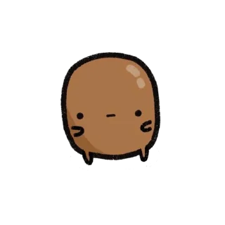 Sticker from Sad Potato | @HyalineWings ' 🥔