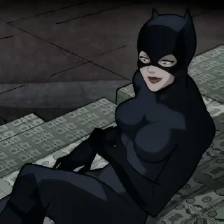 💄 emoji ﹝Catwoman﹞ '  @Blastrose  𔓗٭ .         ㅤ Telegram sticker 6 of 20