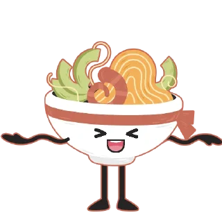 🕺 emoji ramen Telegram sticker 10 of 10