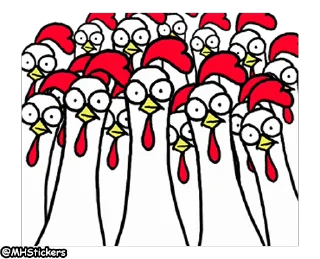 Sticker from @MHStickers Chicken Bro 2