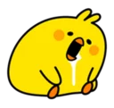 😪 emoji Plump Little Chick [@Stikeram] [SeRaMo.iR] Telegram sticker 23 of 42