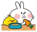😋 emoji Plump Little Chick [@Stikeram] [SeRaMo.iR] Telegram sticker 11 of 42