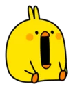 😱 emoji Plump Little Chick [@Stikeram] [SeRaMo.iR] Telegram sticker 24 of 42