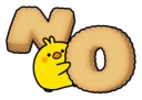 👎 emoji Plump Little Chick [@Stikeram] [SeRaMo.iR] Telegram sticker 10 of 42