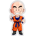😁 emoji Dragon Ball Z Chibi Stickers Telegram sticker 12 of 18