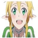 😃 emoji @STIKERFORALL SWORD ART ONLINE Telegram sticker 20 of 85