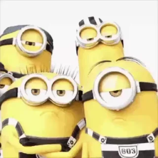 😠 emoji Minions pt2 @byverrmy w @kovge Telegram sticker 20 of 30