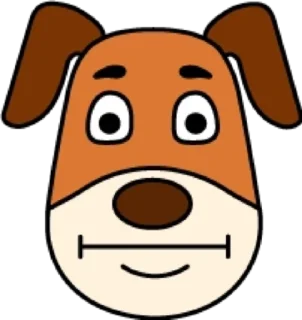 😐 emoji Собака @modnyashki_vip Telegram sticker 18 of 25