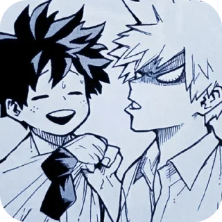 💥 emoji Katsuki & Deku :; @SerenitySsoul Telegram sticker 19 of 40