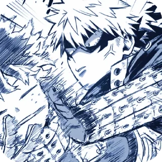 💥 emoji Katsuki & Deku :; @SerenitySsoul Telegram sticker 13 of 40