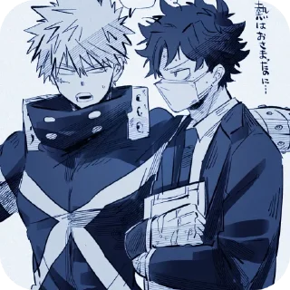 💥 emoji Katsuki & Deku :; @SerenitySsoul Telegram sticker 16 of 40