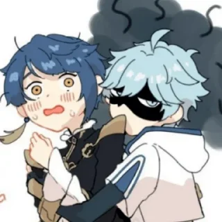 💙 emoji Chongyun by Deco @U_HotoAi_w_Deco_U Telegram sticker 8 of 24