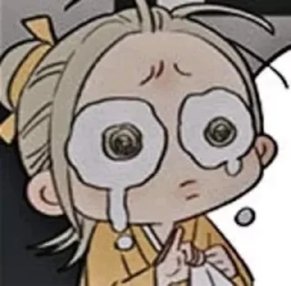 😢 emoji Webtoon @MyselfMeandIo Telegram sticker 21 of 50