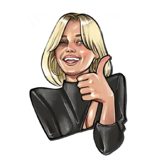 👍 emoji Sexy Ju Telegram sticker 6 of 27