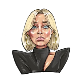 😔 emoji Sexy Ju Telegram sticker 21 of 27