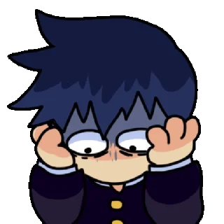 😨 emoji Mob Psycho 💯 (@TodorokiShouto) Telegram sticker 3 of 47