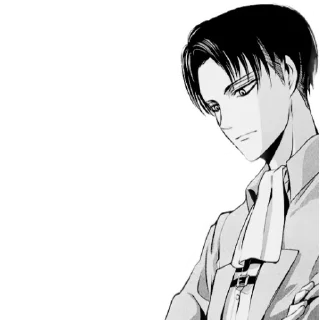 🚀 emoji Levi Ackerman Telegram sticker 6 of 40