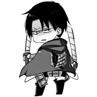 🚀 emoji Levi Ackerman Telegram sticker 19 of 40
