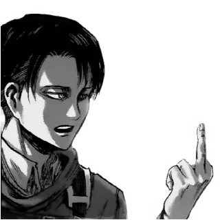 🚀 emoji Levi Ackerman Telegram sticker 16 of 40