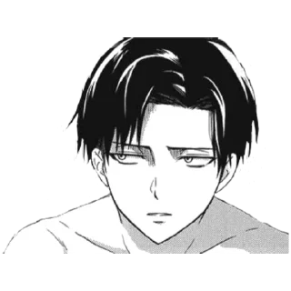 🚀 emoji Levi Ackerman Telegram sticker 20 of 40