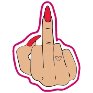 🖕 emoji Join here [ @i3ticker ] Telegram sticker 7 of 14