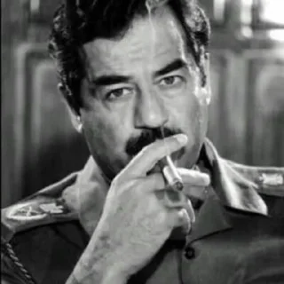 😎 emoji Saddam Hussein Telegram sticker 7 of 87