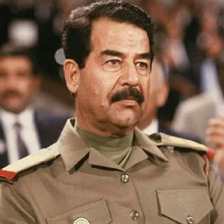 😐 emoji Saddam Hussein Telegram sticker 10 of 87