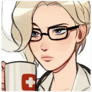 😒 emoji Mercy / Anna Ziegler Telegram sticker 21 of 45