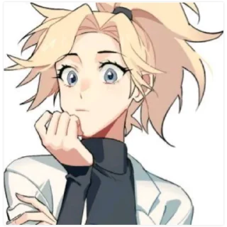 😐 emoji Mercy / Anna Ziegler Telegram sticker 7 of 45