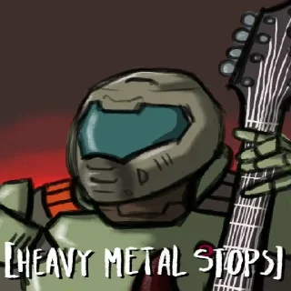 😐 emoji Doom and mgr Telegram sticker 9 of 18