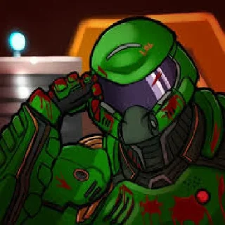 🤨 emoji Doom and mgr Telegram sticker 10 of 18