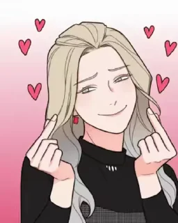 🫰 emoji Webtoon gif @MyselfMeandIo Telegram sticker 18 of 50