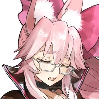 😞 emoji Koyanskaya (Tamamo Vitch) - @Lyrx997 Telegram sticker 22 of 60