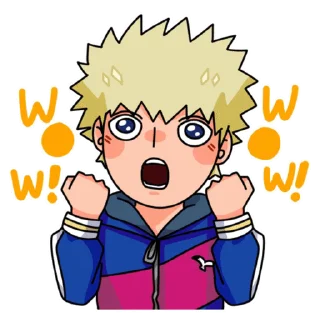 😳 emoji Mob Psycho 💯 (@TodorokiShouto) Telegram sticker 12 of 47