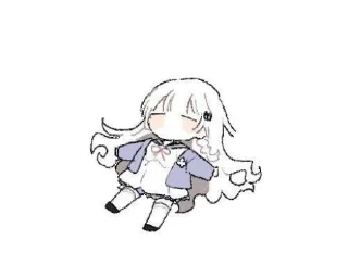 Sticker from chibi | @longroadtohell (●ˇ∀ˇ●)